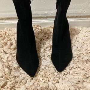 Steve Madden clareese suede point toe ankle boots